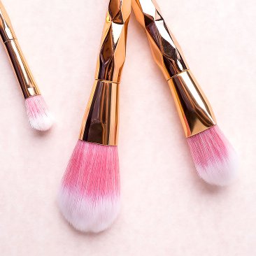 Pink Unicorn Makeup Brushes